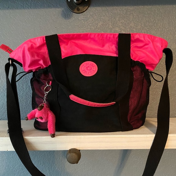 Kipling Handbags - Kipling - Neon Pink Travel Bag